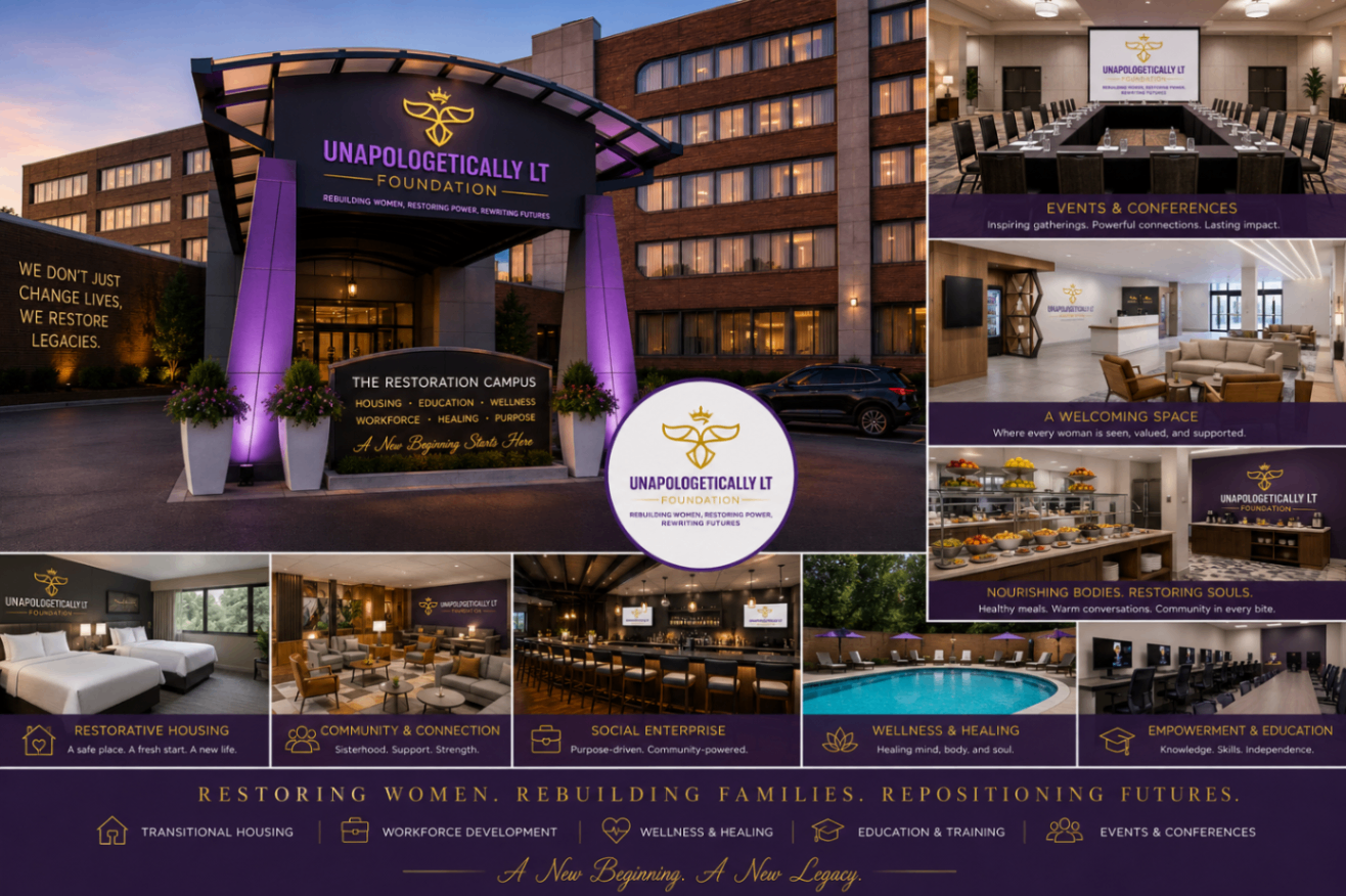 The Restoration Campus — Unapologetically LT Foundation vision rendering